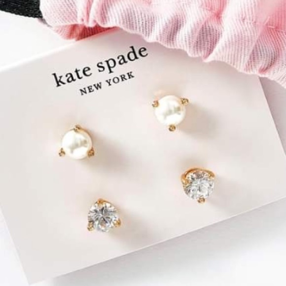 EUC Kate Spade “Rise and Shine” Stud Earrings Set